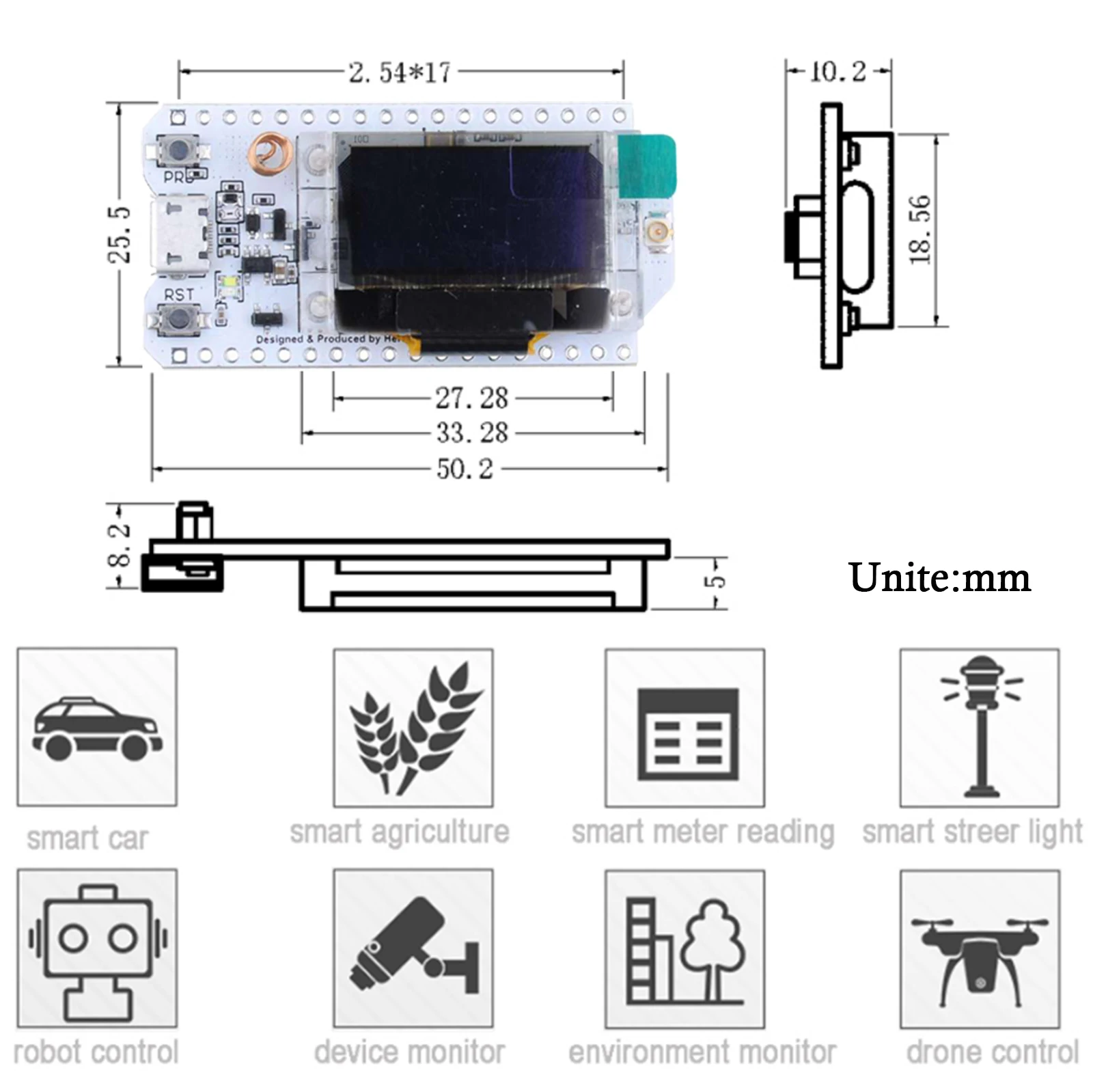868MHz/915MHz LoRa-antennepakk - Microcontroller Kit recensie en prijs