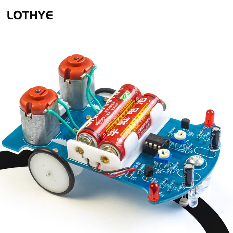 Intelligente trackinglijn Auto - Electronics Project Kit recensie en prijs