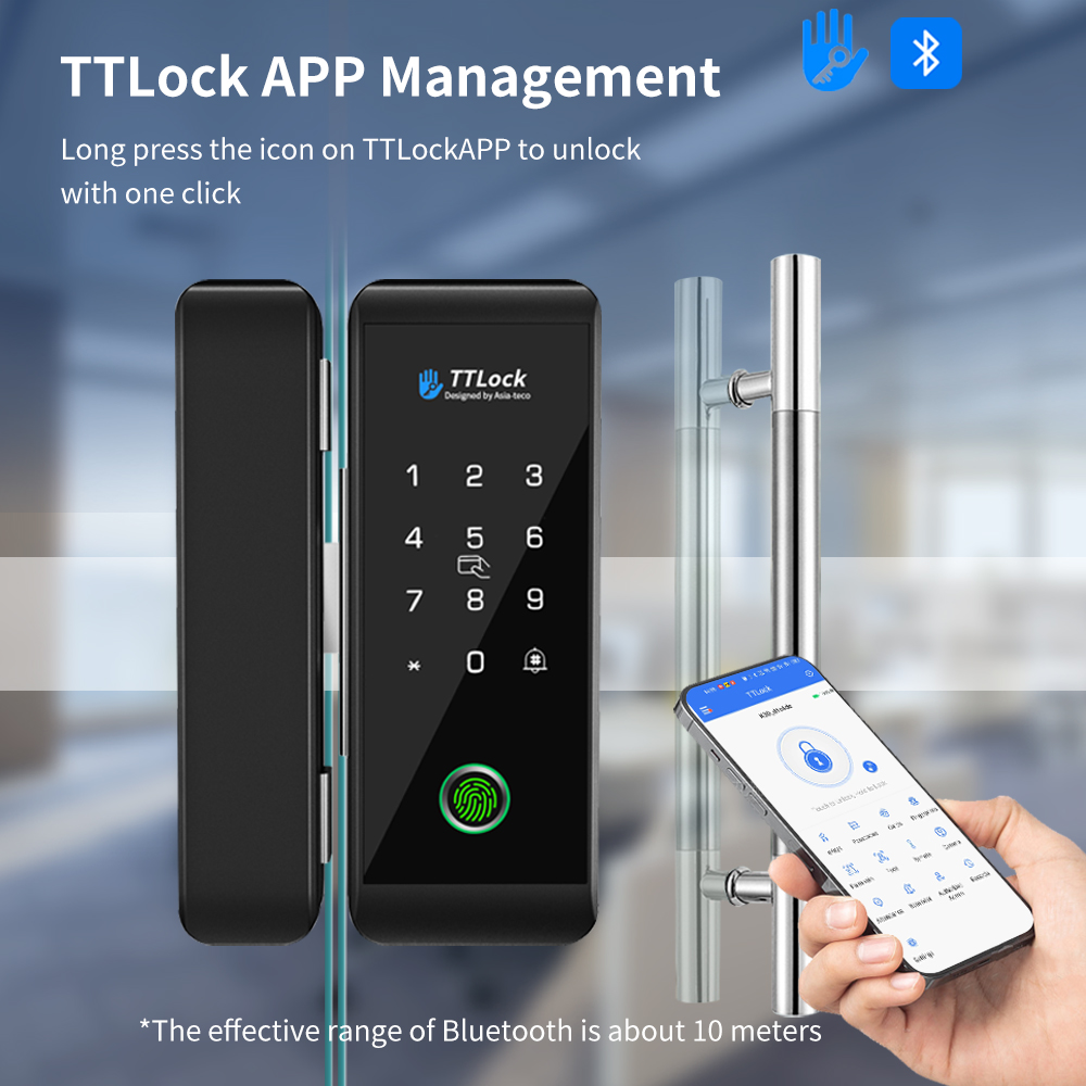 TTLOCK slim glazen slot met vi - Smart Door Lock Wifi recensie en prijs